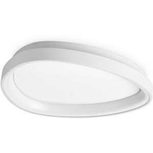 IDEAL LUX LIGHTING Gemini 42.5cm LED Integrated LED Semi Flush Ceiling Light White 2700K IDEAL LUX LIGHTING Gemini 42.5cm LED Integrated LED Semi Flush Ceiling Light White 2700K
