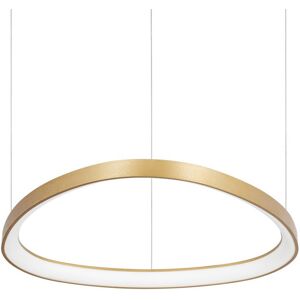 IDEAL LUX LIGHTING Gemini 61cm LED Integrated LED Pendant Ceiling Light Brass 2700K IDEAL LUX LIGHTING Gemini 61cm LED Integrated LED Pendant Ceiling Light Brass 2700K