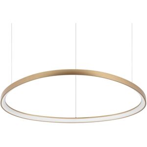 IDEAL LUX LIGHTING Gemini 105cm LED Integrated LED Pendant Ceiling Light Brass 2700K IDEAL LUX LIGHTING Gemini 105cm LED Integrated LED Pendant Ceiling Light Brass 2700K