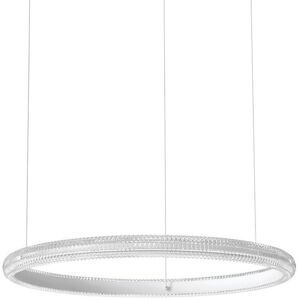 IDEAL LUX LIGHTING Miracle 60cm LED Integrated LED Pendant Ceiling Light White 3000K IDEAL LUX LIGHTING Miracle 60cm LED Integrated LED Pendant Ceiling Light White 3000K