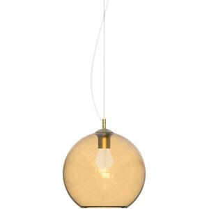 IDEAL LUX LIGHTING Nemo 30cm Dome Pendant Ceiling Light Amber IDEAL LUX LIGHTING Nemo 30cm Dome Pendant Ceiling Light Amber