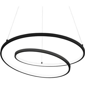 IDEAL LUX LIGHTING Oz 80cm Integrated LED Pendant Ceiling Light Black 4000K IDEAL LUX LIGHTING Oz 80cm Integrated LED Pendant Ceiling Light Black 4000K