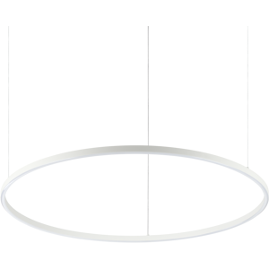 IDEAL LUX LIGHTING Oracle Slim 90cm Non Dim 2700K Round Integrated LED Pendant Ceiling Light White IDEAL LUX LIGHTING Oracle Slim 90cm Non Dim 2700K Round Integrated LED Pendant Ceiling Light White