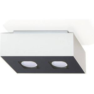 Sollux Lighting Mono 2 Light Flush Ceiling Light - Ceiling Light Sollux Lighting Mono 2 Light Flush Ceiling Light - Ceiling Light