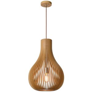 Lucide Lighting Bodo Scandinavian Pendant Light - Ø 38cm - 1xE27 - Light Wood Lucide Lighting Bodo Scandinavian Pendant Light - Ø 38cm - 1xE27 - Light Wood