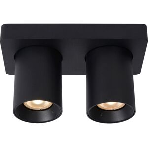 Lucide Lighting Nigel Modern Ceiling Spotlight - LED Dim to warm - GU10 - 2x5W 2200K/3000K - Black Lucide Lighting Nigel Modern Ceiling Spotlight - LED Dim to warm - GU10 - 2x5W 2200K/3000K - Black