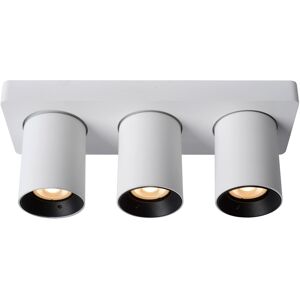Lucide Lighting Nigel Modern Ceiling Spotlight - LED Dim to warm - GU10 - 3x5W 2200K/3000K - White Lucide Lighting Nigel Modern Ceiling Spotlight - LED Dim to warm - GU10 - 3x5W 2200K/3000K - White