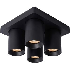 Lucide Lighting Nigel Modern Ceiling Spotlight - LED Dim to warm - GU10 - 4x5W 2200K/3000K - Black Lucide Lighting Nigel Modern Ceiling Spotlight - LED Dim to warm - GU10 - 4x5W 2200K/3000K - Black