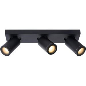 Lucide Lighting Taylor Modern Ceiling Spotlight Bar Bathroom - LED Dim to warm - GU10 - 3x5W 2200K/3000K - IP44 - Black Lucide Lighting Taylor Modern Ceiling Spotlight Bar Bathroom - LED Dim to warm - GU10 - 3x5W 2200K/3000K - IP44 - Black