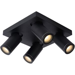 Lucide Lighting Taylor Modern Ceiling Spotlight Bathroom - LED Dim to warm - GU10 - 4x5W 2200K/3000K - IP44 - Black Lucide Lighting Taylor Modern Ceiling Spotlight Bathroom - LED Dim to warm - GU10 - 4x5W 2200K/3000K - IP44 - Black