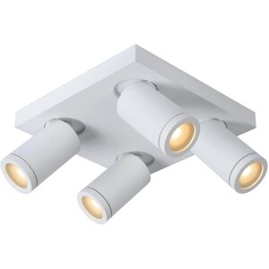 Lucide Lighting Taylor Modern Ceiling Spotlight Bathroom - LED Dim to warm - GU10 - 4x5W 2200K/3000K - IP44 - White Lucide Lighting Taylor Modern Ceiling Spotlight Bathroom - LED Dim to warm - GU10 - 4x5W 2200K/3000K - IP44 - White