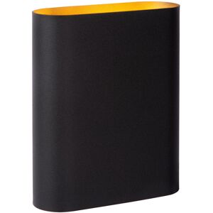 Lucide Lighting Ovalis Modern Up Down Wall Light - 2xE14 - Black Lucide Lighting Ovalis Modern Up Down Wall Light - 2xE14 - Black