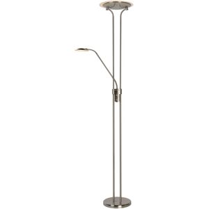 Lucide Lighting Champion-Led Modern Floor Reading Lamp - LED Dim. - 3000K - Satin Chrome Lucide Lighting Champion-Led Modern Floor Reading Lamp - LED Dim. - 3000K - Satin Chrome