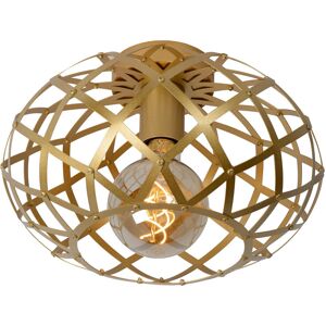 Lucide Lighting Wolfram Modern Flush Ceiling Light - Ø 30cm - 1xE27 - Matt Gold, Brass Lucide Lighting Wolfram Modern Flush Ceiling Light - Ø 30cm - 1xE27 - Matt Gold, Brass