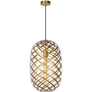 Lucide Lighting Wolfram Modern Pendant Light - Ø 32cm - 1xE27 - Matt Gold, Brass Lucide Lighting Wolfram Modern Pendant Light - Ø 32cm - 1xE27 - Matt Gold, Brass