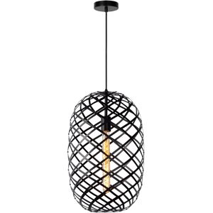Lucide Lighting Wolfram Modern Pendant Light - Ø 32cm - 1xE27 - Black Lucide Lighting Wolfram Modern Pendant Light - Ø 32cm - 1xE27 - Black