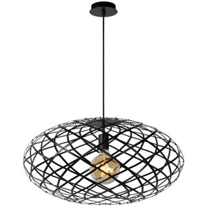 Lucide Lighting Wolfram Modern Pendant Light - Ø 65cm - 1xE27 - Black Lucide Lighting Wolfram Modern Pendant Light - Ø 65cm - 1xE27 - Black