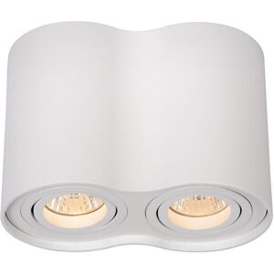 Lucide Lighting Tube Modern Surface Mounted Ceiling Spotlight - 2xGU10 - White - Special Offer Lucide Lighting Tube Modern Surface Mounted Ceiling Spotlight - 2xGU10 - White - Special Offer