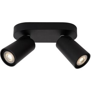 Lucide Lighting Xyrus Modern Twin Ceiling Spotlight - LED Dim to warm - GU10 - 2x5W 2200K/3000K - Black Lucide Lighting Xyrus Modern Twin Ceiling Spotlight - LED Dim to warm - GU10 - 2x5W 2200K/3000K - Black
