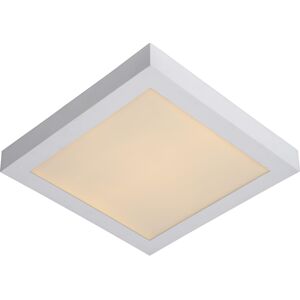 Lucide Lighting Brice-Led Modern Flush Ceiling Light Bathroom - LED Dim. - 1x30W 3000K - IP44 - White Lucide Lighting Brice-Led Modern Flush Ceiling Light Bathroom - LED Dim. - 1x30W 3000K - IP44 - White