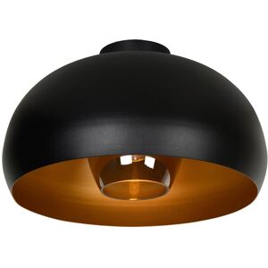 Lucide Lighting Sharan Retro Flush Ceiling Light 38cm - 1xE27 - Black - Special Offer Lucide Lighting Sharan Retro Flush Ceiling Light 38cm - 1xE27 - Black - Special Offer