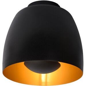 Lucide Lighting Nolan Classic Flush Ceiling Light - Ø 24cm - 1xE27 - Black Lucide Lighting Nolan Classic Flush Ceiling Light - Ø 24cm - 1xE27 - Black