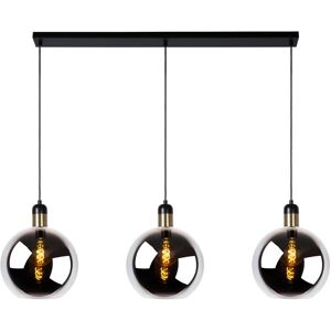 Lucide Lighting Julius Modern Bar Pendant Light - 3xE27 - Smoke Grey Lucide Lighting Julius Modern Bar Pendant Light - 3xE27 - Smoke Grey