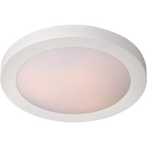 Lucide Lighting Fresh Modern Flush Ceiling Light Bathroom - Ø 27cm - 1xE27 - IP44 - White Lucide Lighting Fresh Modern Flush Ceiling Light Bathroom - Ø 27cm - 1xE27 - IP44 - White
