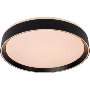 Lucide Lighting Nuria Modern Flush Ceiling Light - Ø 40cm - LED Dim. - 1x24W 2700K - 3 StepDim - Black Lucide Lighting Nuria Modern Flush Ceiling Light - Ø 40cm - LED Dim. - 1x24W 2700K - 3 StepDim - Black