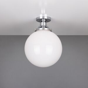 Mullan Lighting Yerevan 25cm Globe Ceiling Light Fitting, Polished Chrome Mullan Lighting Yerevan 25cm Globe Ceiling Light Fitting, Polished Chrome