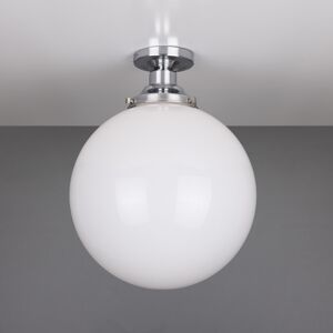 Mullan Lighting Yerevan 30cm Globe Ceiling Fitting, Polished Chrome Mullan Lighting Yerevan 30cm Globe Ceiling Fitting, Polished Chrome