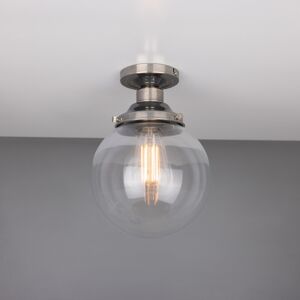 Mullan Lighting Riad 20cm Globe Ceiling Light, Antique Silver Mullan Lighting Riad 20cm Globe Ceiling Light, Antique Silver