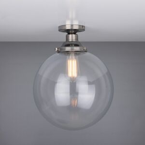 Mullan Lighting Riad 30cm Globe Ceiling Light, Antique Silver Mullan Lighting Riad 30cm Globe Ceiling Light, Antique Silver