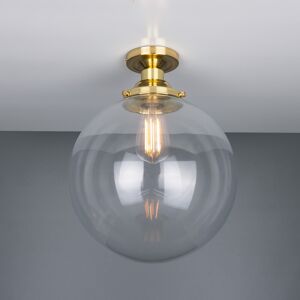Mullan Lighting Riad 30cm Globe Ceiling Light, Polished Brass Mullan Lighting Riad 30cm Globe Ceiling Light, Polished Brass