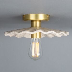 Mullan Lighting Kapok Ceiling Light Marbled, Satin Brass Mullan Lighting Kapok Ceiling Light Marbled, Satin Brass