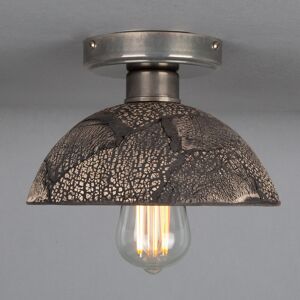 Mullan Lighting Kauri Ceiling Light Black Clay, Antique Silver Mullan Lighting Kauri Ceiling Light Black Clay, Antique Silver