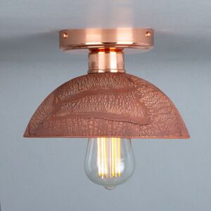 Mullan Lighting Kauri Ceiling Light Red Iron, Polished Copper Mullan Lighting Kauri Ceiling Light Red Iron, Polished Copper