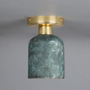 Mullan Lighting Osier Ceiling Light Blue Earth, Polished Brass Mullan Lighting Osier Ceiling Light Blue Earth, Polished Brass