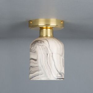 Mullan Lighting Osier Ceiling Light Marbled, Polished Brass Mullan Lighting Osier Ceiling Light Marbled, Polished Brass