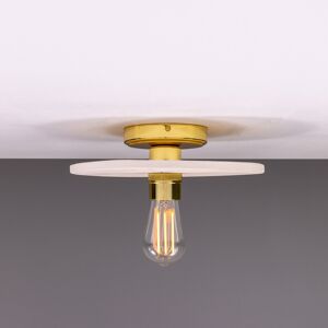 Merano Trapani Ceiling Light - Antique Gold, White, Glass - Ceiling Light Merano Trapani Ceiling Light - Antique Gold, White, Glass - Ceiling Light