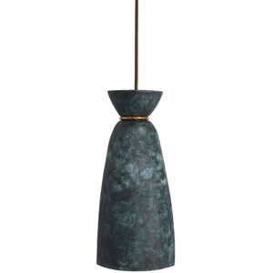 Mullan Lighting Pando Pendant Blue Earth, Antique Brass Mullan Lighting Pando Pendant Blue Earth, Antique Brass