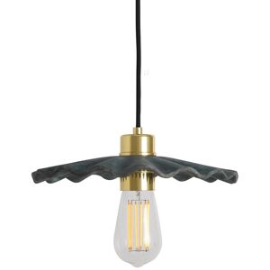 Mullan Lighting Kapok Pendant Blue Earth, Polished Brass Mullan Lighting Kapok Pendant Blue Earth, Polished Brass