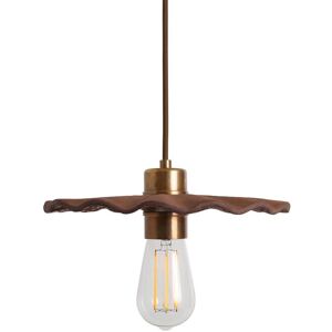 Mullan Lighting Kapok Pendant Red Iron, Antique Brass Mullan Lighting Kapok Pendant Red Iron, Antique Brass