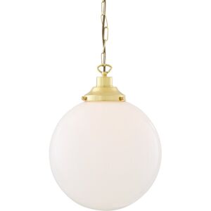Mullan Lighting Yerevan 30cm Globe Pendant, Polished Brass Mullan Lighting Yerevan 30cm Globe Pendant, Polished Brass