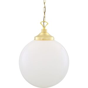 Mullan Lighting Yerevan 40cm Globe Pendant, Polished Brass Mullan Lighting Yerevan 40cm Globe Pendant, Polished Brass
