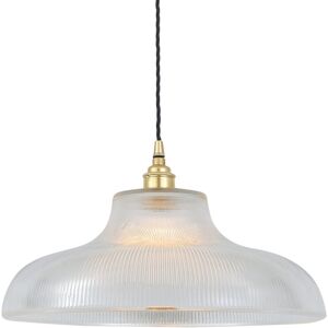 Mullan Lighting Mono 40cm Railway Dome Pendant, Polished Brass Mullan Lighting Mono 40cm Railway Dome Pendant, Polished Brass