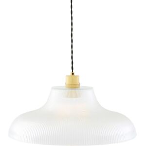 Mullan Lighting Mono 40cm Railway Dome Pendant, Satin Brass Mullan Lighting Mono 40cm Railway Dome Pendant, Satin Brass