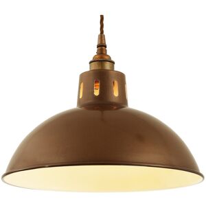Mullan Lighting Osson Dome Pendant, Bronze, Antique Brass Mullan Lighting Osson Dome Pendant, Bronze, Antique Brass