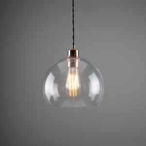 Mullan Lighting Eden 25cm Dome Pendant, Polished Copper Mullan Lighting Eden 25cm Dome Pendant, Polished Copper