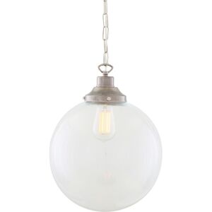 Mullan Lighting Riad 30cm Globe Pendant, Antique Silver Mullan Lighting Riad 30cm Globe Pendant, Antique Silver